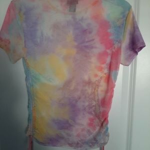 Rue 21 shirt. Sheer, tye dye pastel. Size small.